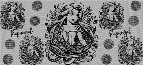 16oz black and white-B 76